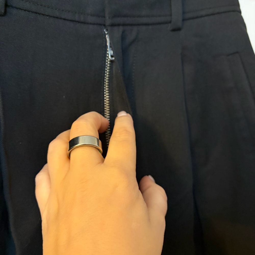 Everlane Black Trouser Pants size 0 Short - Picture 4 of 8